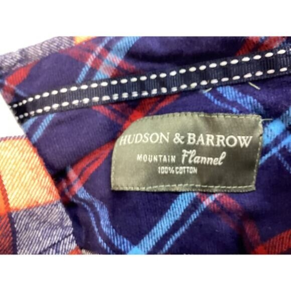 Preppy Streetwear Coquette Utility Hudson & Barrow Men Shirt Size Small - Picture 2 of 5